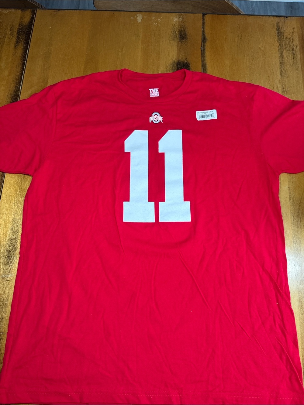 Ohio State Jaxon Smith-Njigba Tshirt Jersey size XL